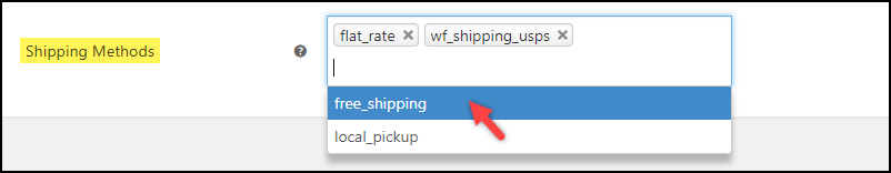 Hide WooCommerce Shipping Methods
