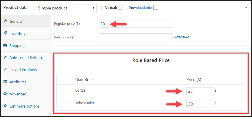 ELEX WooCommerce Role-Based Pricing Plugin | Role-Based Product Prices
